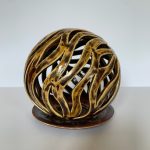 Svietnik guľa malá