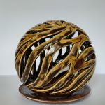 Svietnik guľa malá